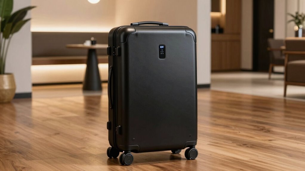smart suitcase with charger