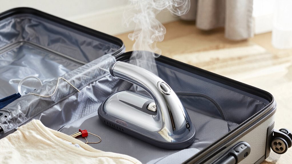 travel friendly compact garment steamer