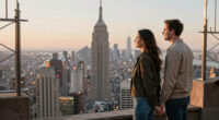 Couple On Empire State Building