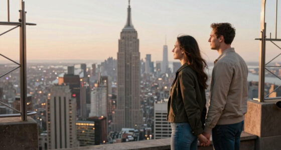 Couple On Empire State Building