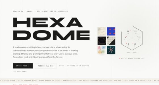 HEXADOME — Pavilion of Six Living Algorithms (FABLE/175)